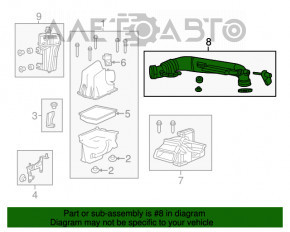 Tubulatură de aer Jeep Cherokee KL 14-18 2.4