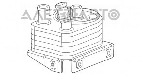 Radiatorul de transmisie Chrysler 200 15-17 2.4