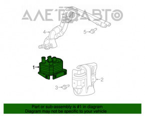 Radiator de ulei pentru motorul Jeep Renegade 15- 2.4