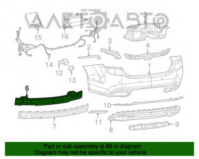 Amplificatorul pentru bara spate Chrysler 200 15-17