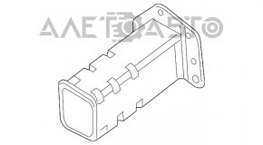 Grila amplificatorului de bara fata dreapta de jos Chrysler 200 15-17 lipseste