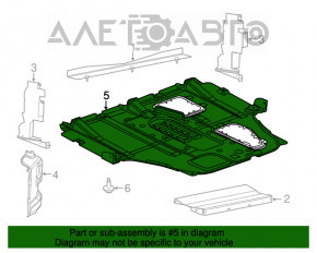 Protecția motorului Chrysler 200 15-17 2.4