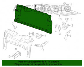 Televizor radiator Chrysler 200 15-17 panou metalic SIGNEDA