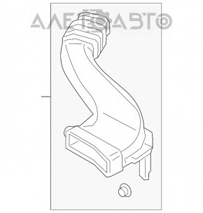 Воздуховод на фильтр Ford C-max MK2 13-18 надломано крепление
