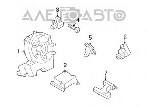 Шлейф руля Ford C-max MK2 13-18