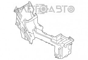 Консоль центральная подлокотник Ford C-max MK2 13-18 серая, царапины