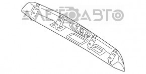 Garnitura portbagaj Ford C-max MK2 13-18 cu emblema, suport rupt.