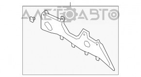 Izolarea capotei Ford C-max MK2 13-18 se desprinde.