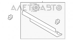 Bara spate stânga Ford C-max MK2 13-18, structură, zgârieturi.