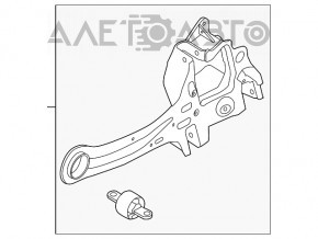 Цапфа задняя левая Ford C-max MK2 13-18 с рычагом