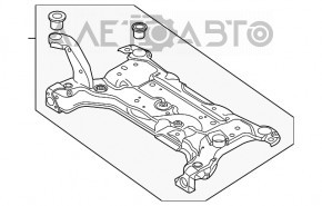 Подрамник передний Ford C-max MK2 13-18 ржавый