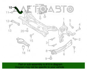 Maneta superioară din spate dreapta Ford C-max MK2 13-18