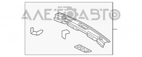 Накладка проема багажника Ford Edge 15- черная