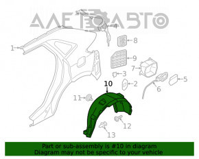 Aripa spate stânga Ford Edge 15-18 nouă, neoriginală