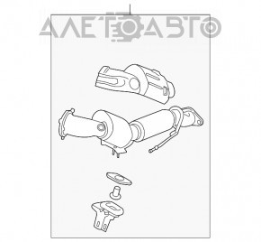 Катализатор Ford Escape MK3 13-19 1.5T 1.6T