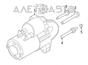 Pornire Ford Escape MK3 13-19 1.6T