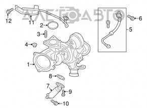 Turbina Ford Escape mk3 13-19 1.6T 105CP