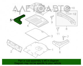 Capac portbagaj dreapta Ford Escape MK3 13- margini joase