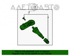 Senzor de presiune a roților Ford Escape MK3 13-