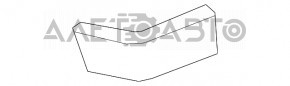 Suportul pentru bara spate dreapta Ford Escape MK3 13-16, nou, neoriginal.