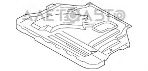 Protecția motorului Ford Escape MK3 13-