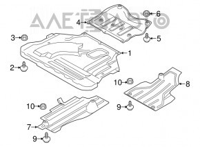 Protecția motorului Ford Escape MK3 13-