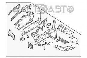 Roata din fata stanga Ford Escape MK3 13-16, culoare neagra.