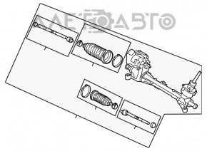 Bara de direcție Ford Escape MK3 13-