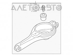 Maneta inferioară pentru arc spate dreapta Ford Escape MK3 13- silentios pentru înlocuire.