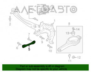 Maneta transversală spate dreapta Ford Escape MK3 13- silentioase rupte.