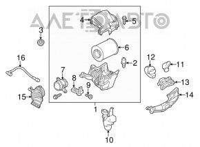 Receptor de aer Ford Focus mk3 11-18 2.0