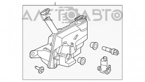 Бачок омывателя Ford Focus mk3 11-18 4d без горловины