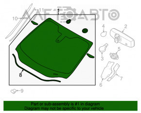 Parbriz Ford Focus mk3 11-18 usa cu nisip