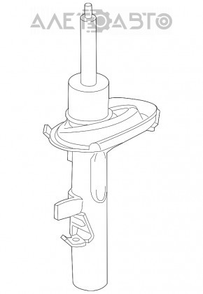 Amortizor fata stanga Ford Focus mk3 14-18 nou original OEM