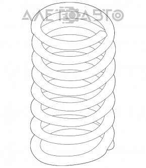 Пружина задняя правая Ford Focus mk3 11-18