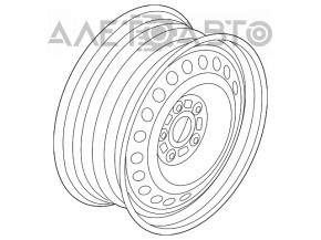 Диск колесный R16 Ford Focus mk3 11-18 железо