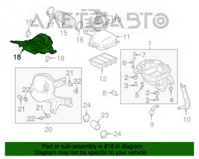 Воздухоприемник Honda Accord 18-22 1.5T