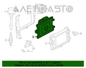 Modulul ECU al motorului Honda Accord 18-22 1.5T