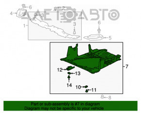 Protecția motorului Honda Accord 18-22