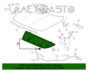 Изоляция капота Honda Accord 18-22