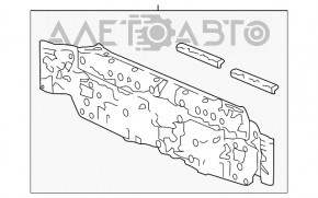 Panoul din spate al Honda Accord 18-22 albastru pe caroserie