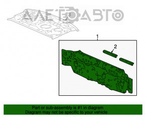 Panoul din spate al unui Honda Accord 18-22 nou, neoriginal