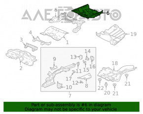 Capacul portbagajului Honda Accord 18-22