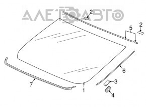 Geam spate Honda Accord 18-22