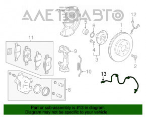 Датчик ABS передний правый Honda Accord 18-22