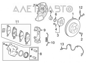 Senzor ABS fata dreapta Honda Accord 18-22 nou original OEM