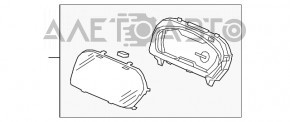 Щиток приборов Honda Accord 18-22 80к царапины