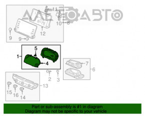 Щиток приборов Honda Accord 18-22 80к царапины