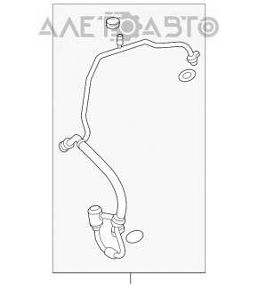 Tubul de aer condiționat pentru Honda Civic X FC 16-21 2.0 manuală