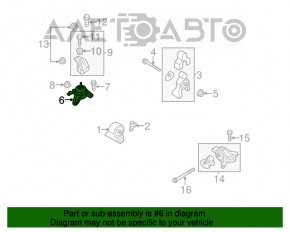 Pernele motorului drept Hyundai Sonata 11-15 2.4 nou OEM original